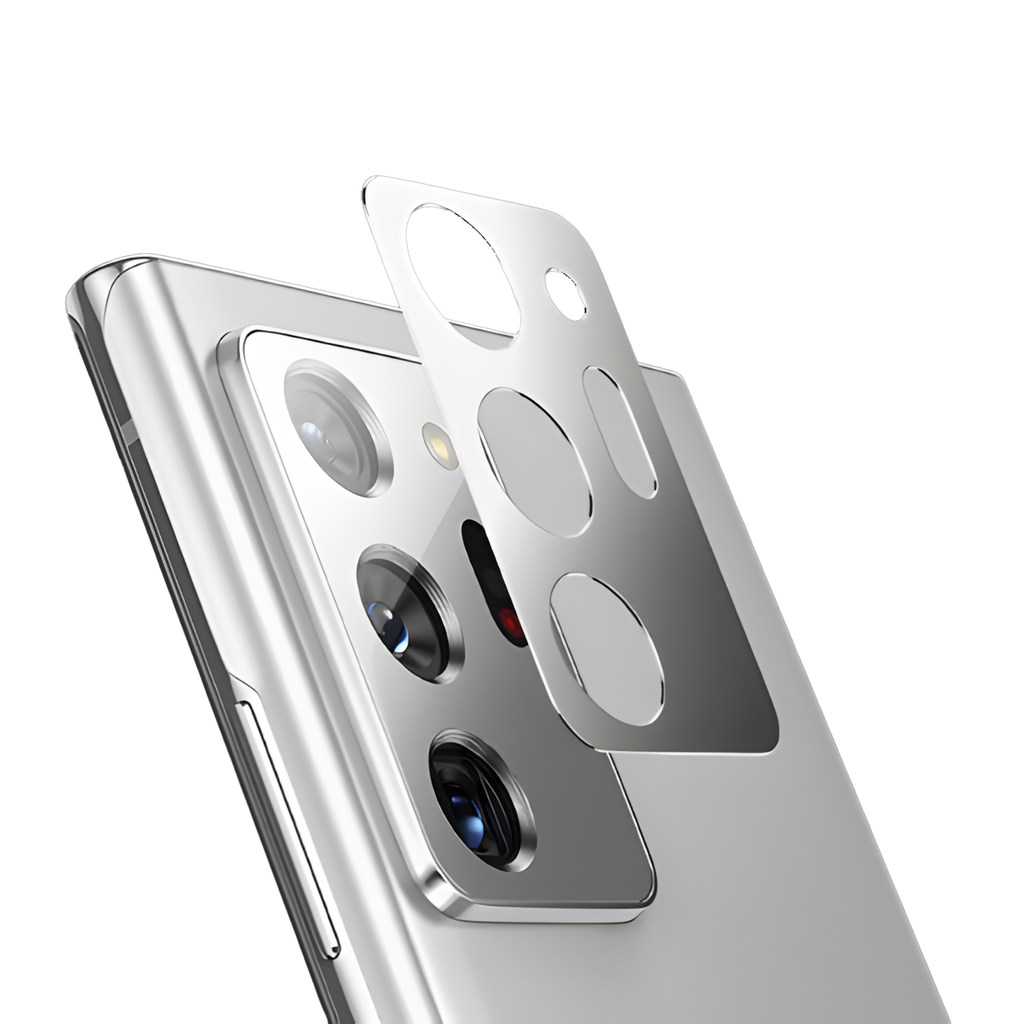 Back Camera Metal Tempered Glass for Samsung Galaxy Note 20 Ultra (White)