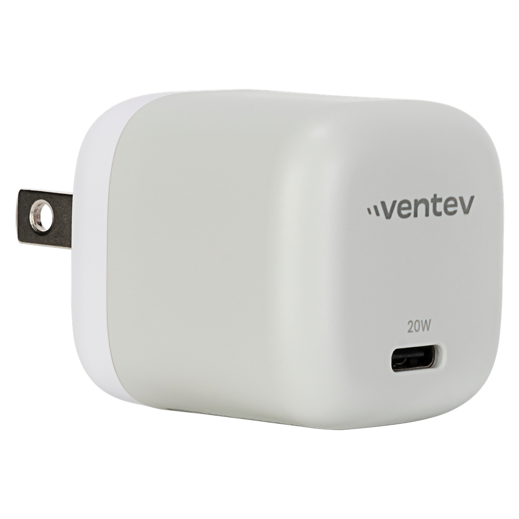 Ventev - 20w Pd Usb C Mini Wall Charger - White