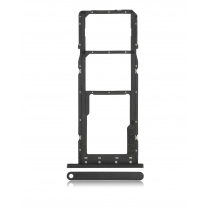 Dual Sim Card Tray For Samsung Galaxy A03S (A037 / 2021)(Black) (Premium)