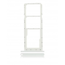 Dual Sim Card Tray For Samsung Galaxy A03S (A037 / 2021)(White) (Premium)