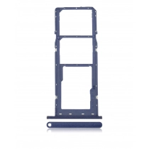 Dual Sim Card Tray For Samsung Galaxy A03S (A037 / 2021)(Blue) (Premium)