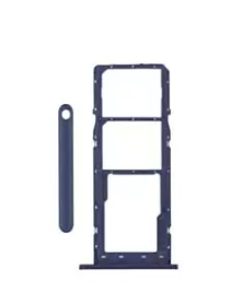 Dual Sim Card Tray For Samsung Galaxy A02S (A025 / 2020) / A03 (A035 / 2021) (Blue)