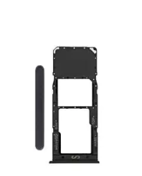 Single Sim Card Tray For Samsung Galaxy A02 (A022 / 2020)(Black)