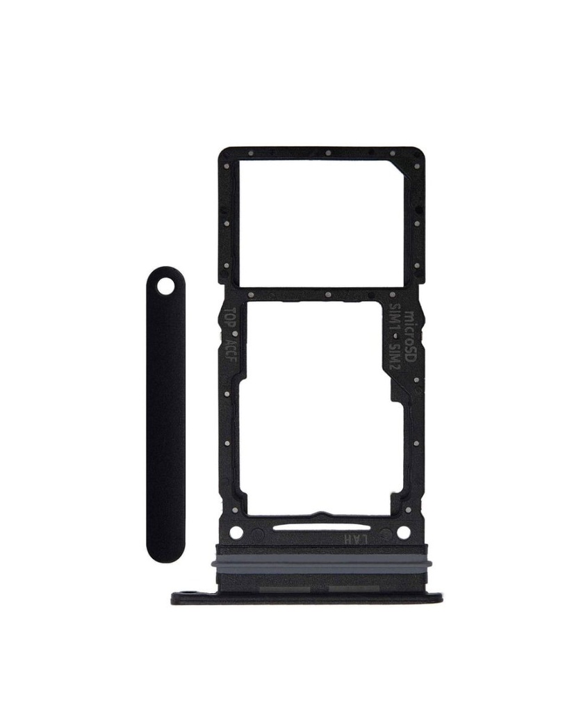 Dual Sim Card Tray For Samsung Galaxy A33 5G (A336 / 2022) (Black) (Premium)