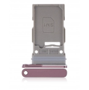 Single Sim Card Tray For Samsung Galaxy S22 Ultra 5G (Burgundy) (Premium)