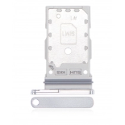 Dual Sim Card Tray For Galaxy S22 Ultra 5G (White)