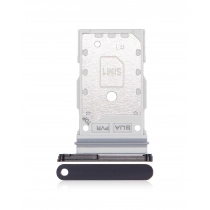 Dual Sim Card Tray For Samsung Galaxy S22 / S22 Plus (Phantom Black) (Premium)