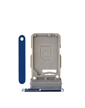 Single Sim Card Tray For Samsung Galaxy S21 Ultra / S21 Plus / S21 (Navy Blue) (Premium)