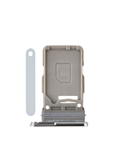 Single Sim Card Tray For Samsung Galaxy S21 Ultra / S21 Plus / S21 (Silver)