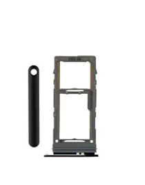 Single Sim Card Tray For Samsung Galaxy S10E/S10 Plus / S10 (Black)