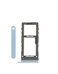 Single Sim Card Tray For Samsung Galaxy S10E / S10 Plus / S10 (Blue) (Premium)