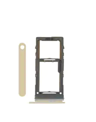 Single Sim Card Tray For Samsung Galaxy S10E / S10 Plus / S10 (Gold) (Premium)