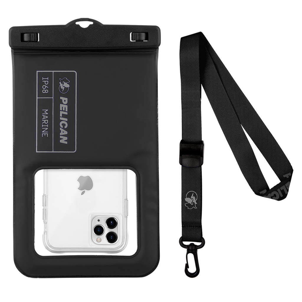 Pelican - Marine Waterproof Floating Phone Pouch Xl - Stealth Black