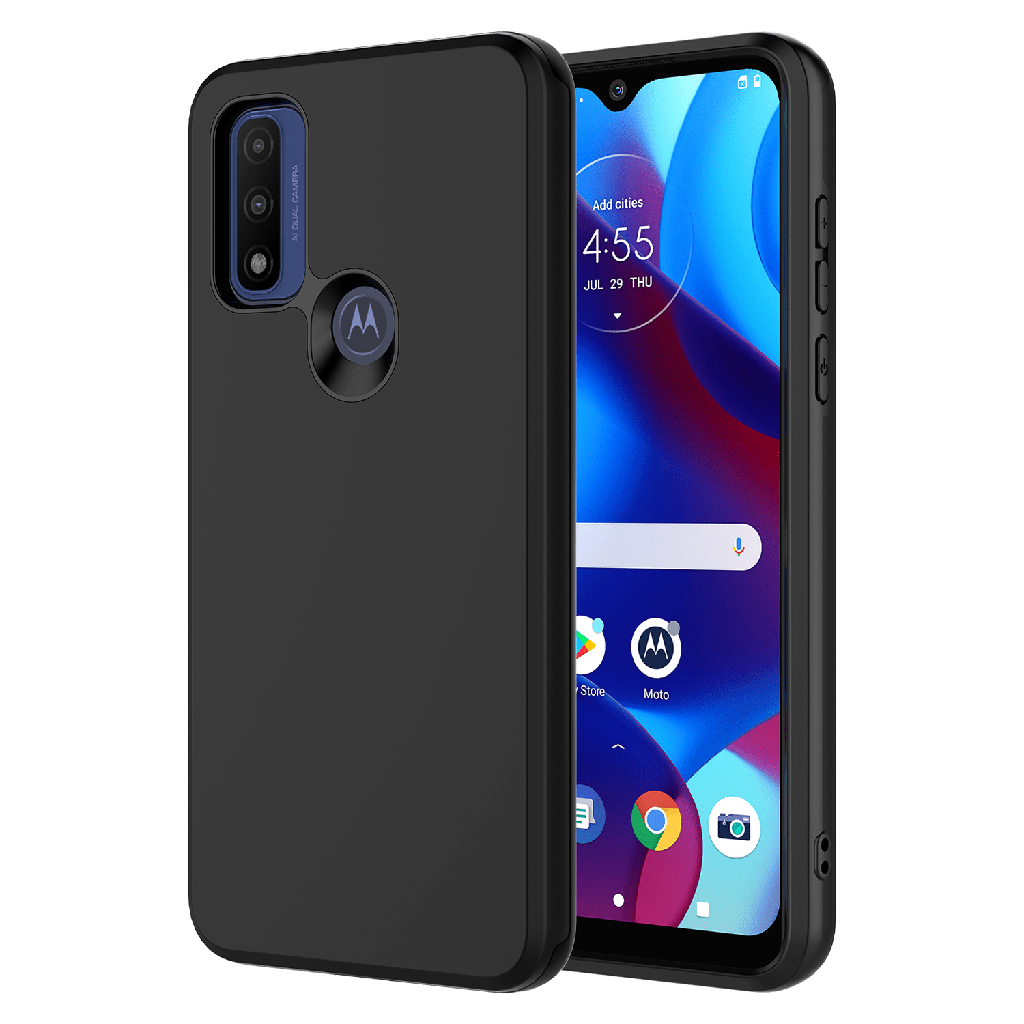 Ampd - Classic Slim Dual Layer Case For Motorola Moto G Play 2023 - Black