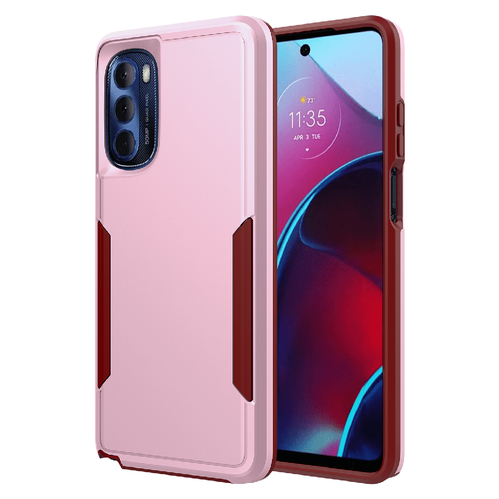 Ampd - Military Drop Case For Motorola Moto G Stylus 2022  /  Moto G Stylus 5g 2022 - Pink