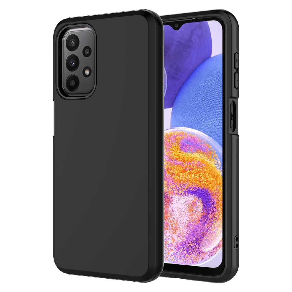 Ampd - Classic Slim Dual Layer Case For Samsung Galaxy A23  /  A23 5g - Black
