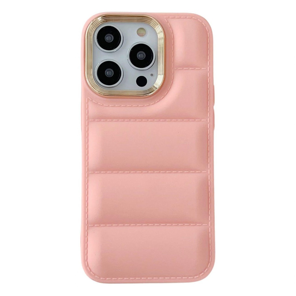 Puffer Matte Case for iPhone 12 / 12 Pro - Pink