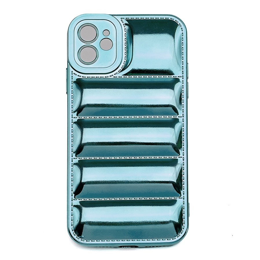 Puffer Shiny Case for iPhone 14 Plus - Blue