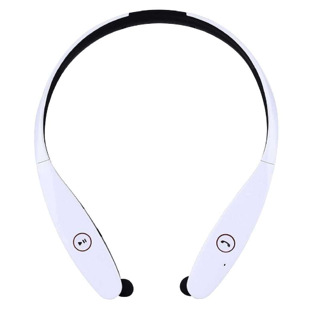 Ampd - Around The Neck In Ear Bluetooth Headphones - White