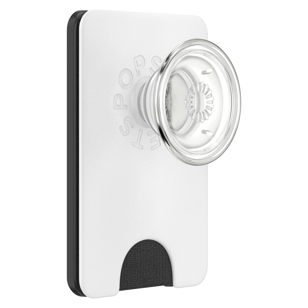 Popsockets - Magsafe Popwallet Plus - White Clear