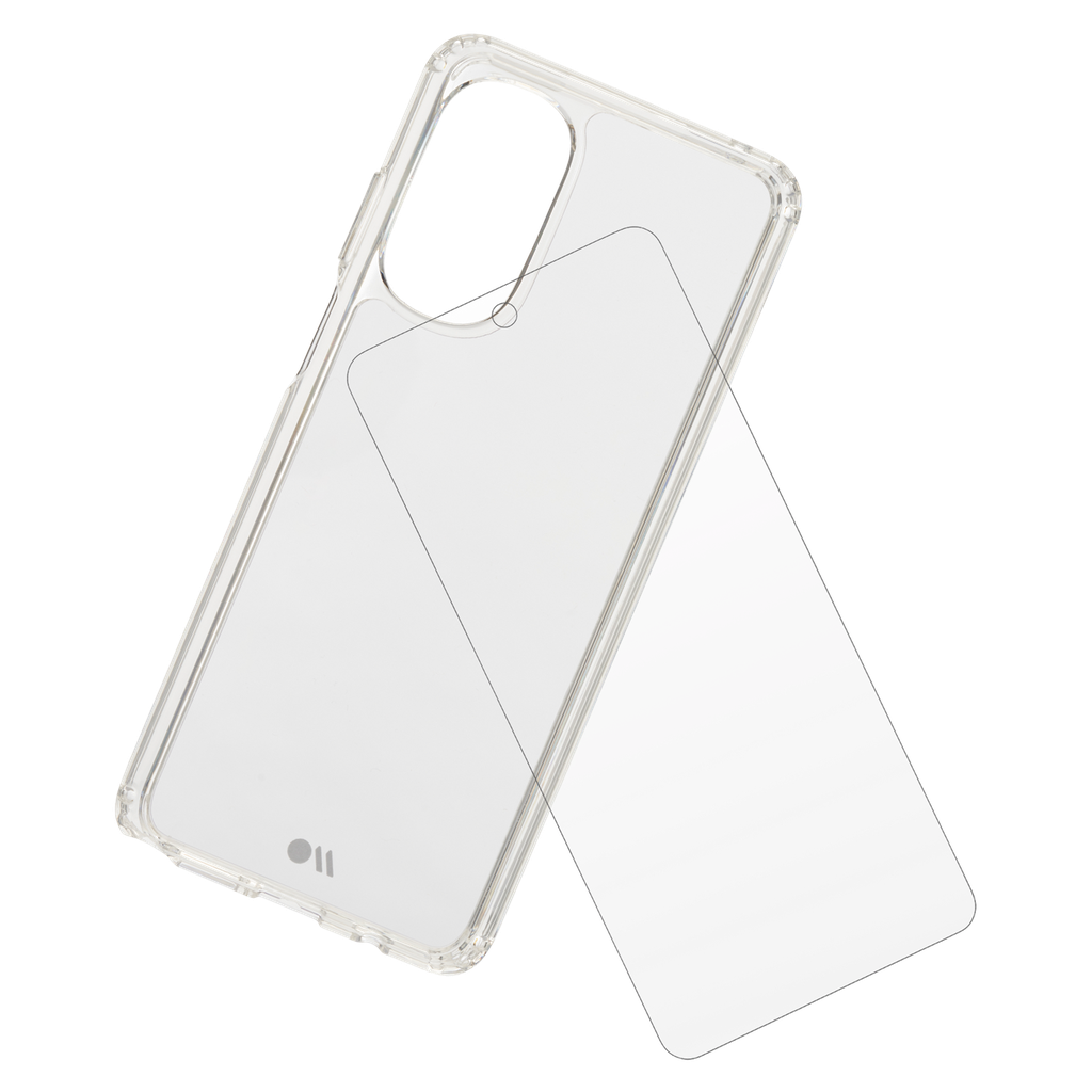 Case-mate - Protection Pack Tough Case And Glass Screen Protector For Motorola Moto G Stylus 5g 2022  /  Moto G Stylus 2022 - Clear