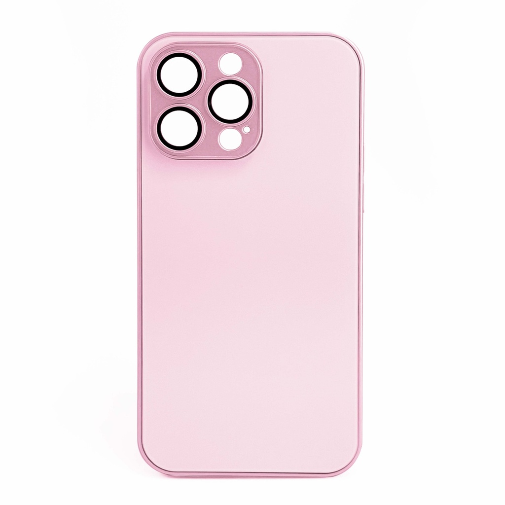 Glass Magesafe Case for iPhone 14 Pro Max - Pink
