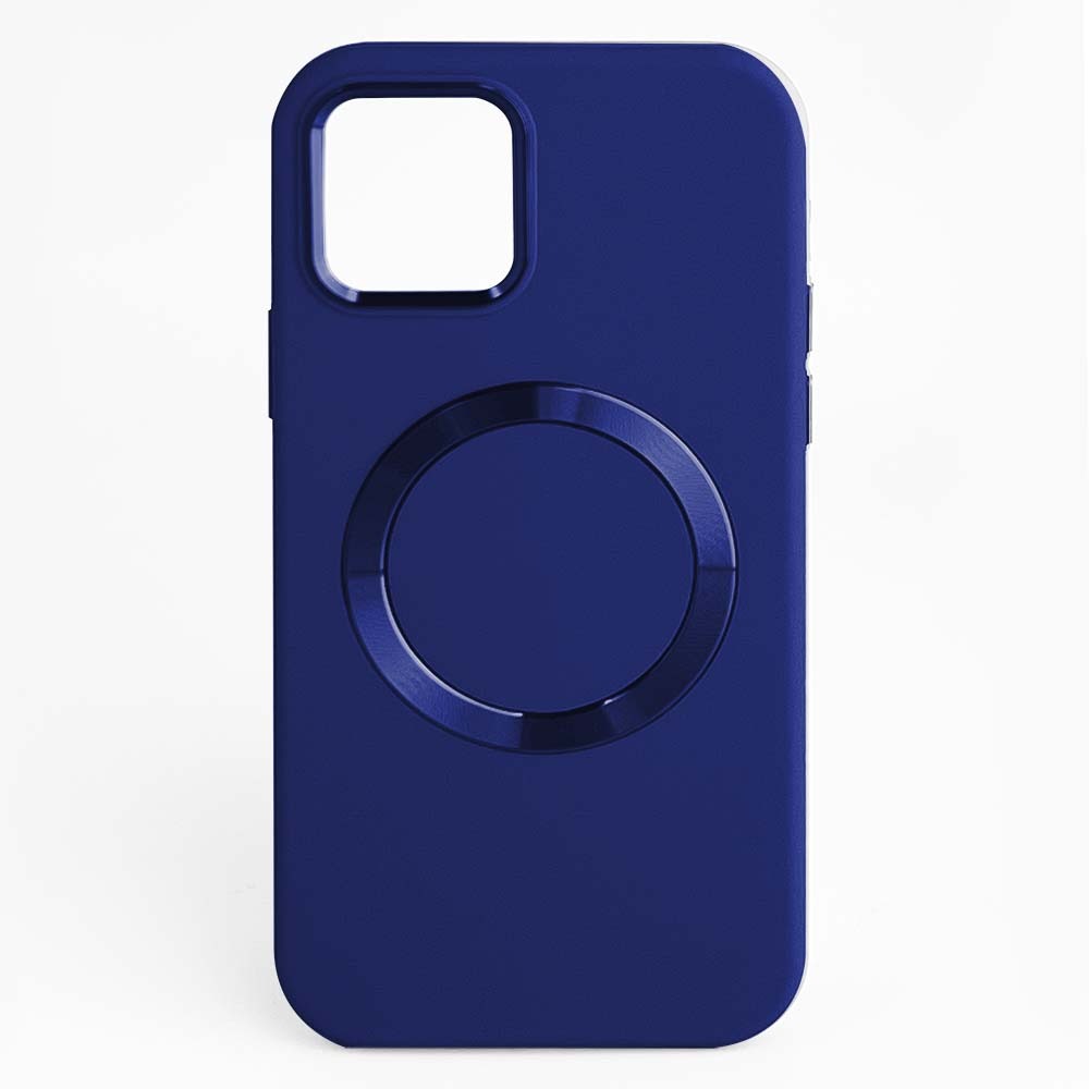 Silicon Magsafe Case for iPhone 14 Plus - Navy