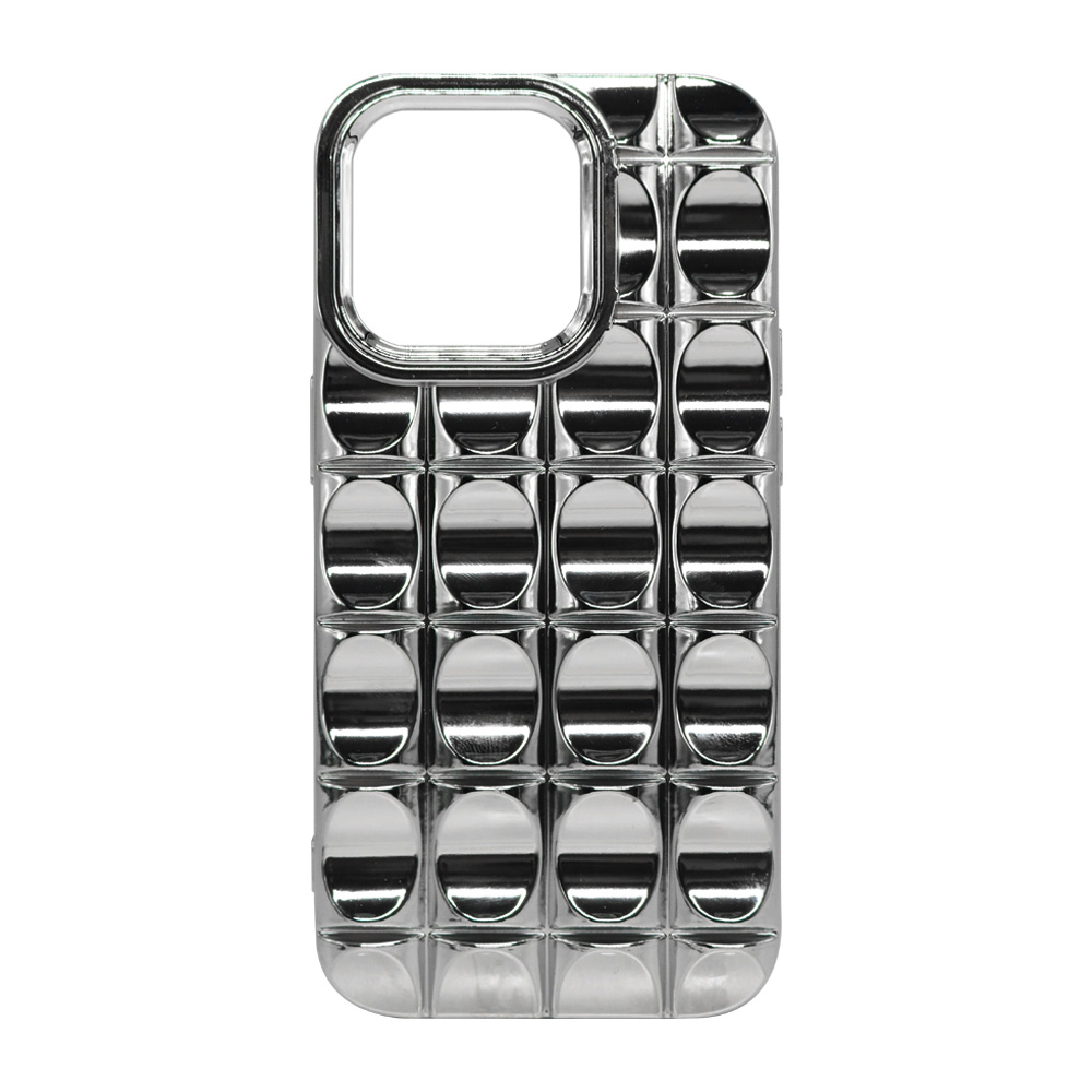 Groovy Shiny Case for iPhone 14 / 13 - Gray