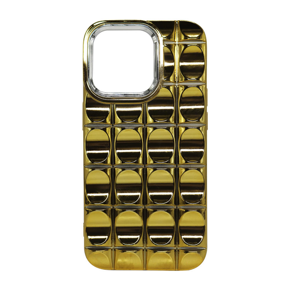 Groovy Shiny Case for iPhone 13 Pro Max - Gold