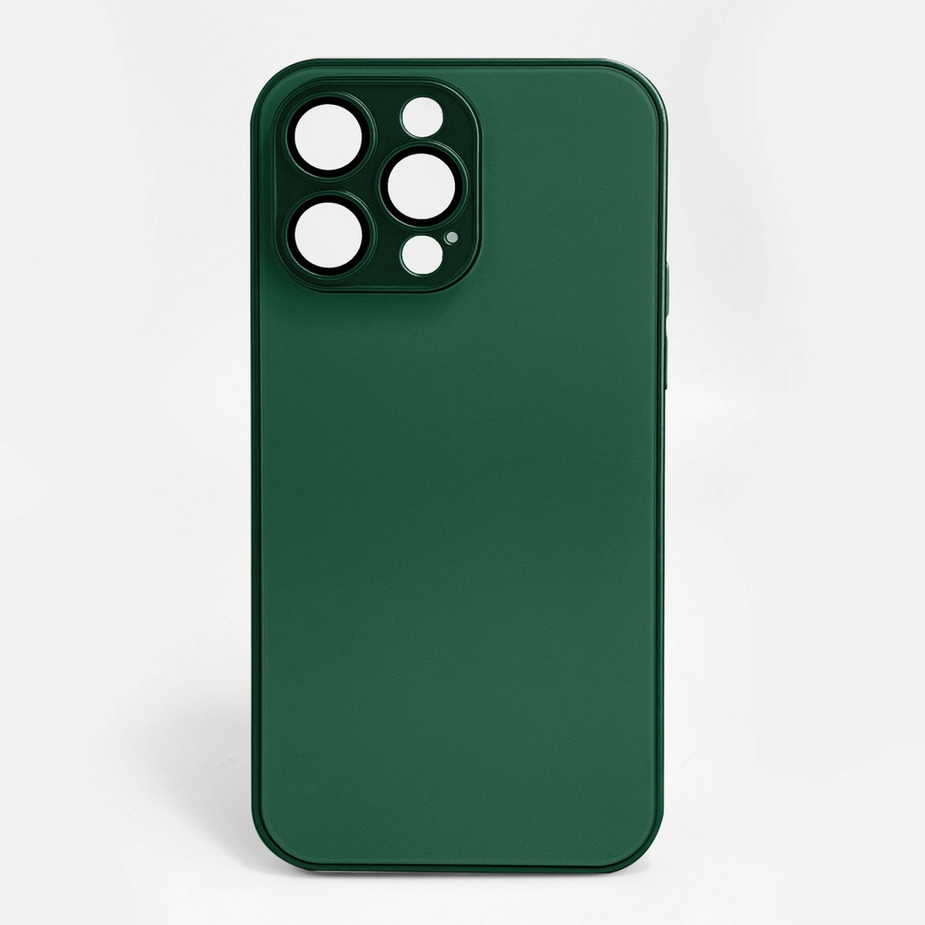 Glass Magesafe Case for iPhone 13 Pro Max - Green