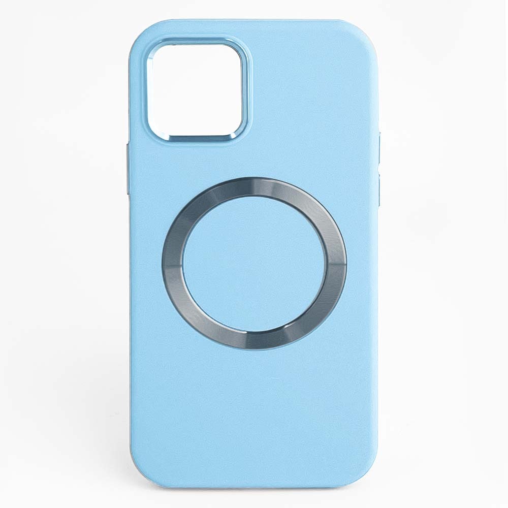 Silicon Magsafe Case for iPhone 12 Pro Max - Light Blue