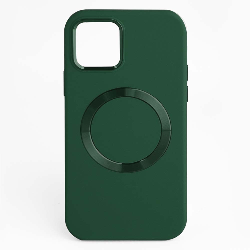 Silicon Magsafe Case for iPhone 12 Pro Max - Dark Green