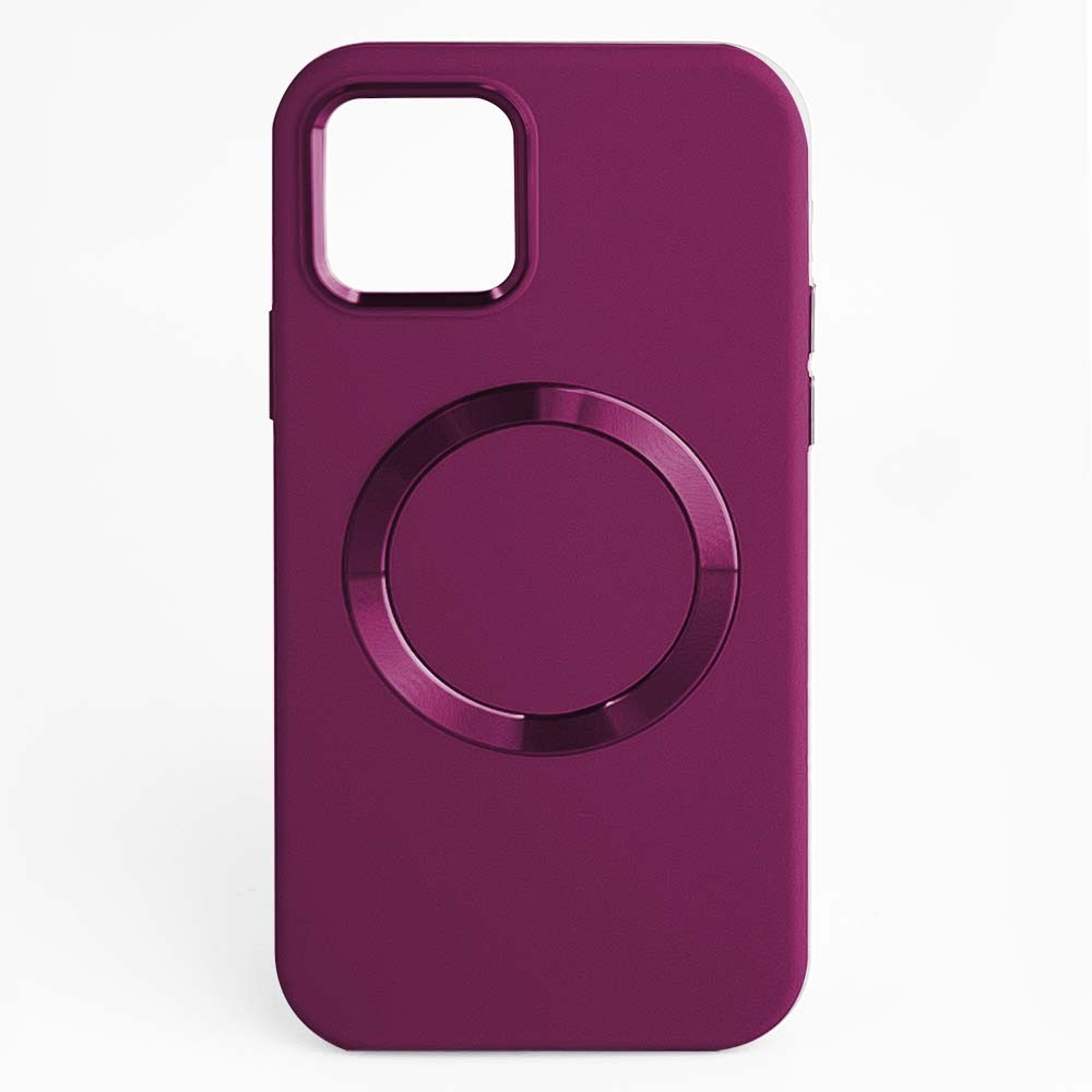 Silicon Magsafe Case for iPhone 12 / 12 Pro - Purple