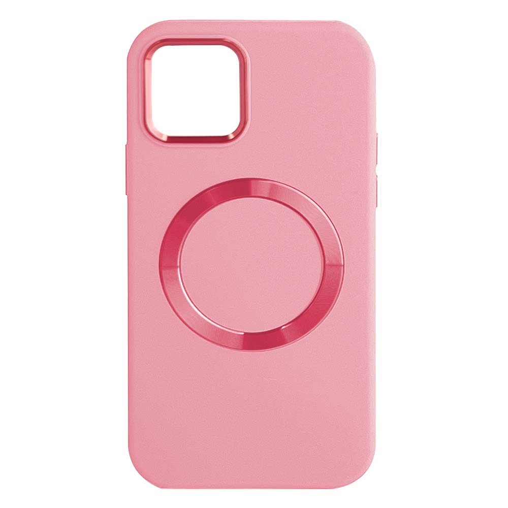 Silicon Magsafe Case for iPhone 12 / 12 Pro - Pink