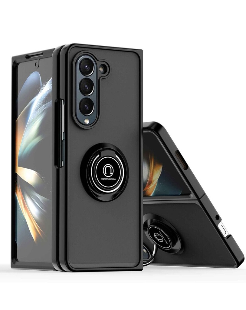 Matte Ring Case for Z Fold 5 - Black