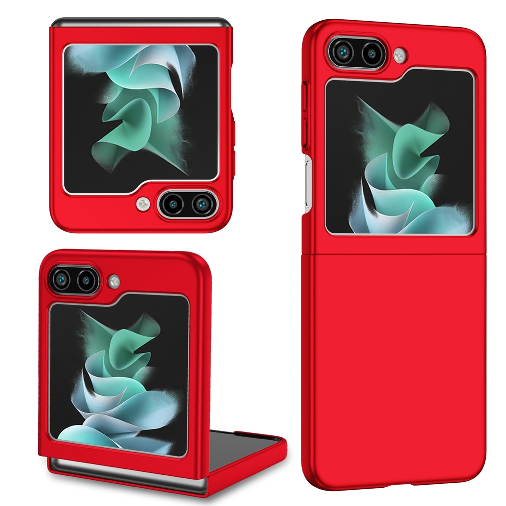 Hard Protector Case for Z Flip 5 - Red