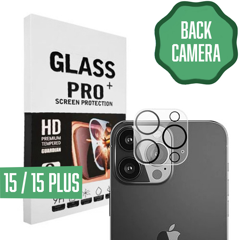 Back Camera Tempered Glass for iPhone 15 / 15 Plus