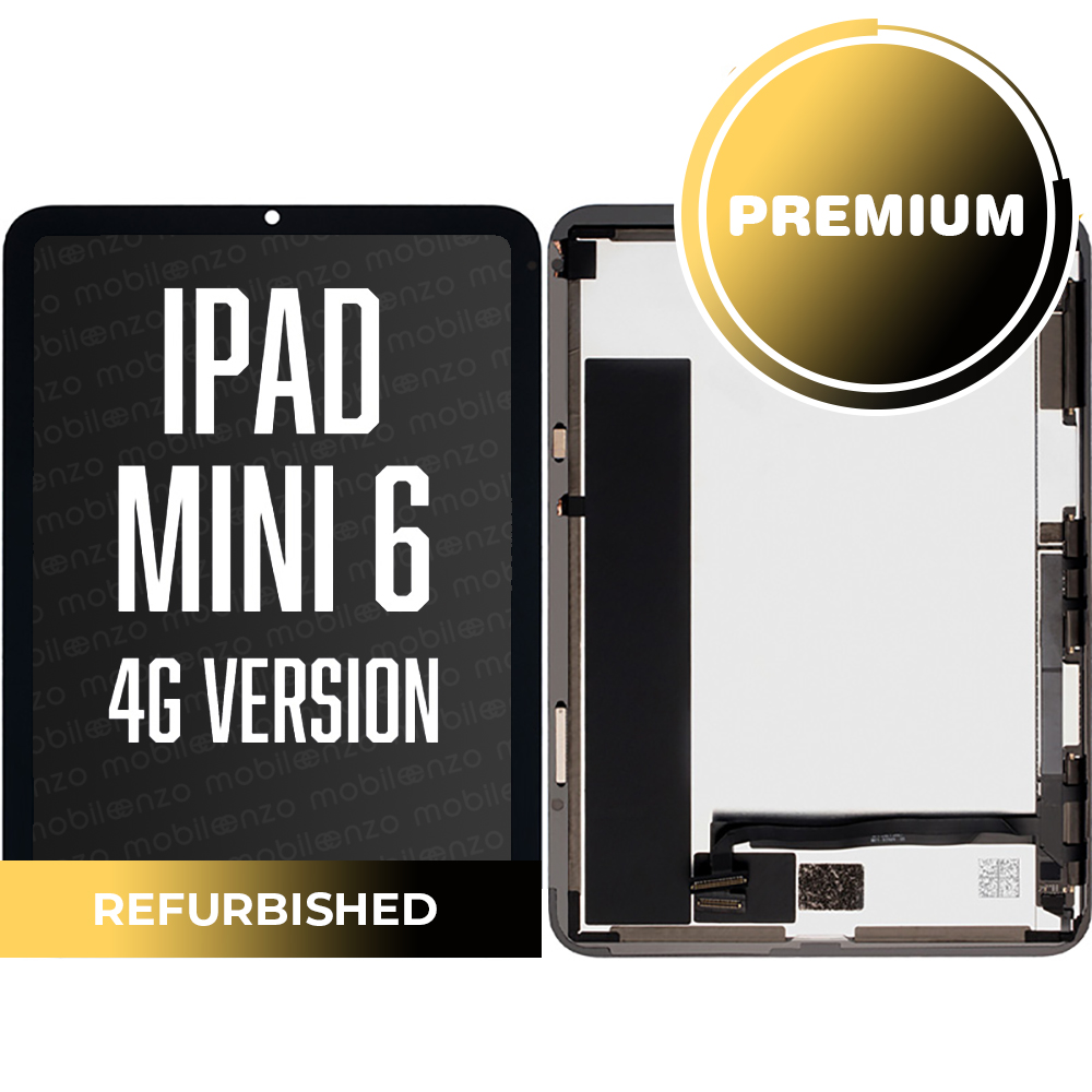 LCD Assembly With Digitizer For iPad Mini 6 - 4G Version (Premium, Refurbished) - All Color