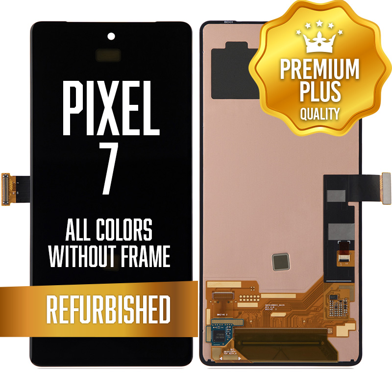 LCD Assembly for Google Pixel 7 without frame - without fingerprint sensor - All Colors (Premium/ Refurbished)