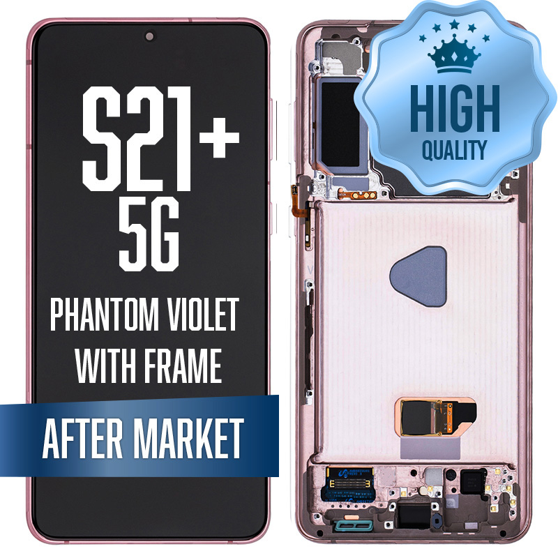 OLED Assembly for Samsung Galaxy S21 Plus 5G With Frame - Phantom Violet (High Quality - Aftermarket)