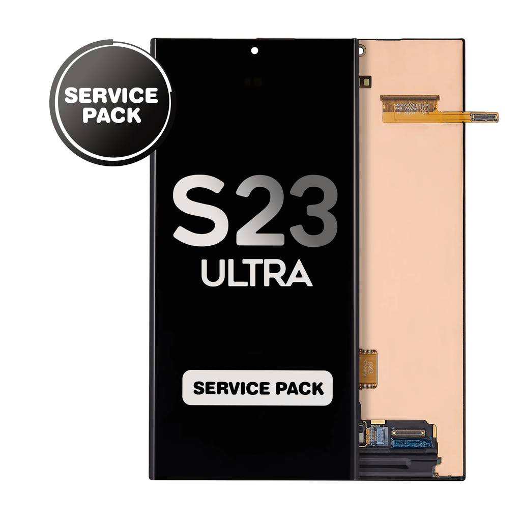 OLED Assembly for Samsung Galaxy S23 Ultra (S918) without Frame - All Colors (Service Pack)