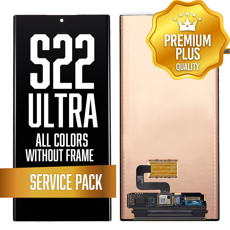 OLED Assembly for Samsung Galaxy S22 Ultra Without Frame - All Colors (Service Pack)