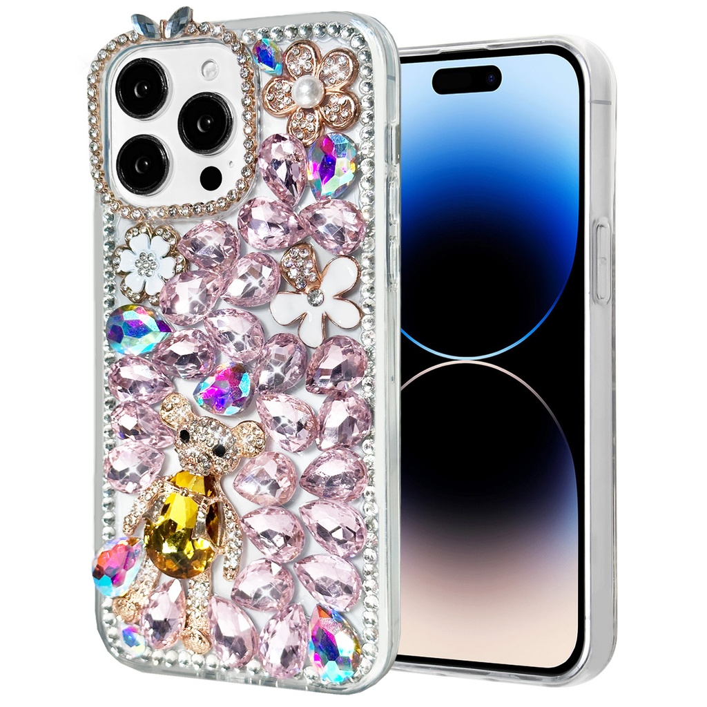 Diamond Stone Case for iPhone 15 - B2