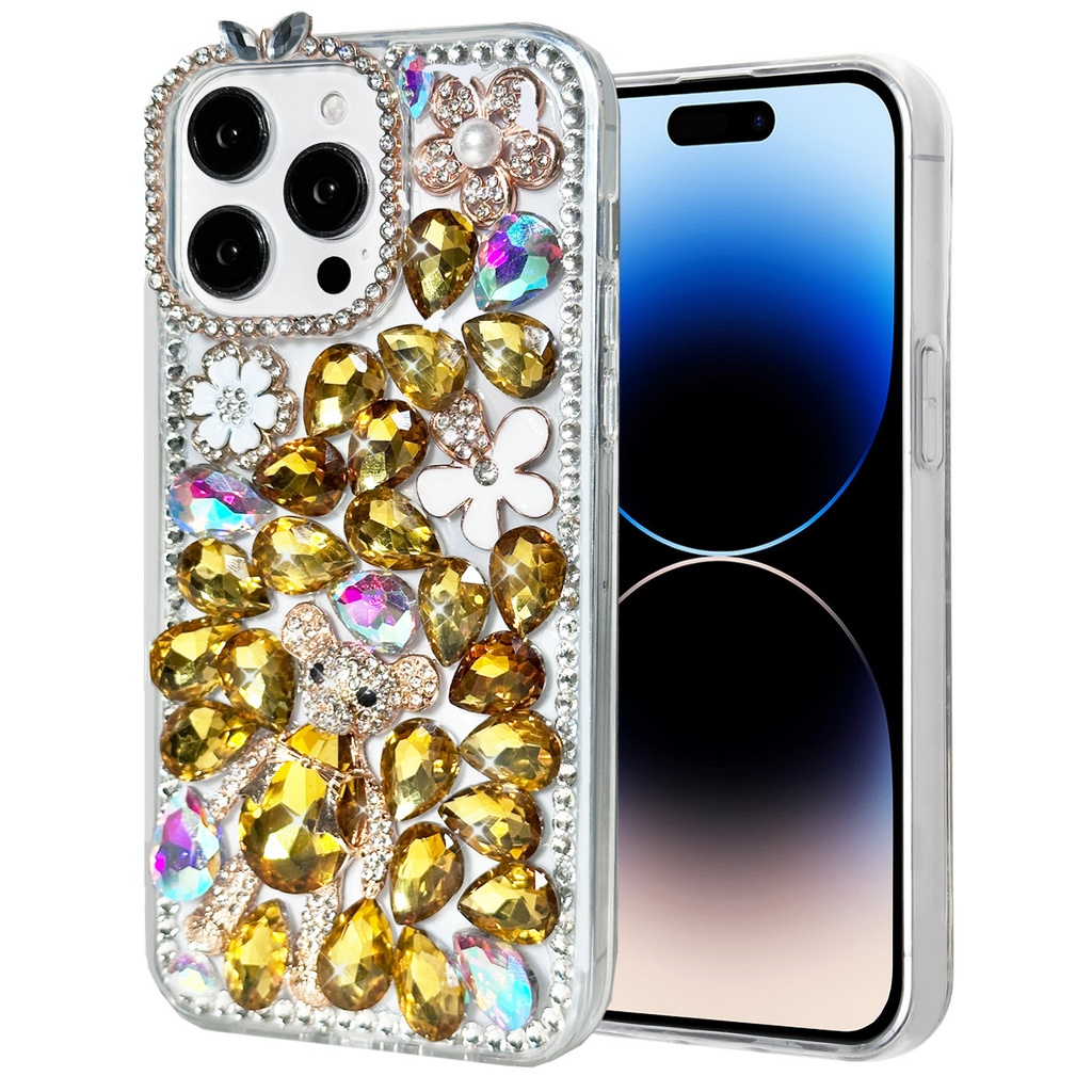 Diamond Stone Case for iPhone 15 - B7