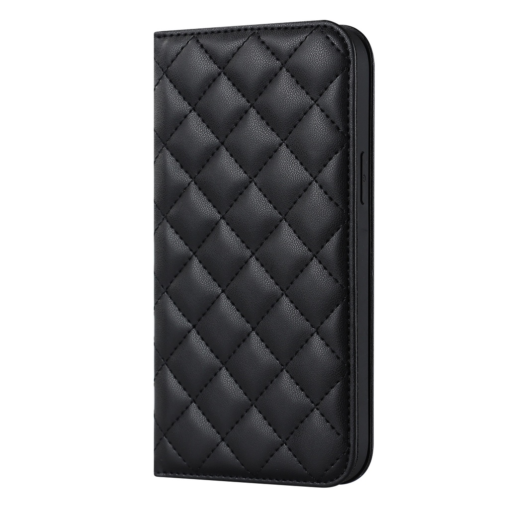 Magnet Puffer wallet Case wit Magsafe for iPhone 15 Pro - Black