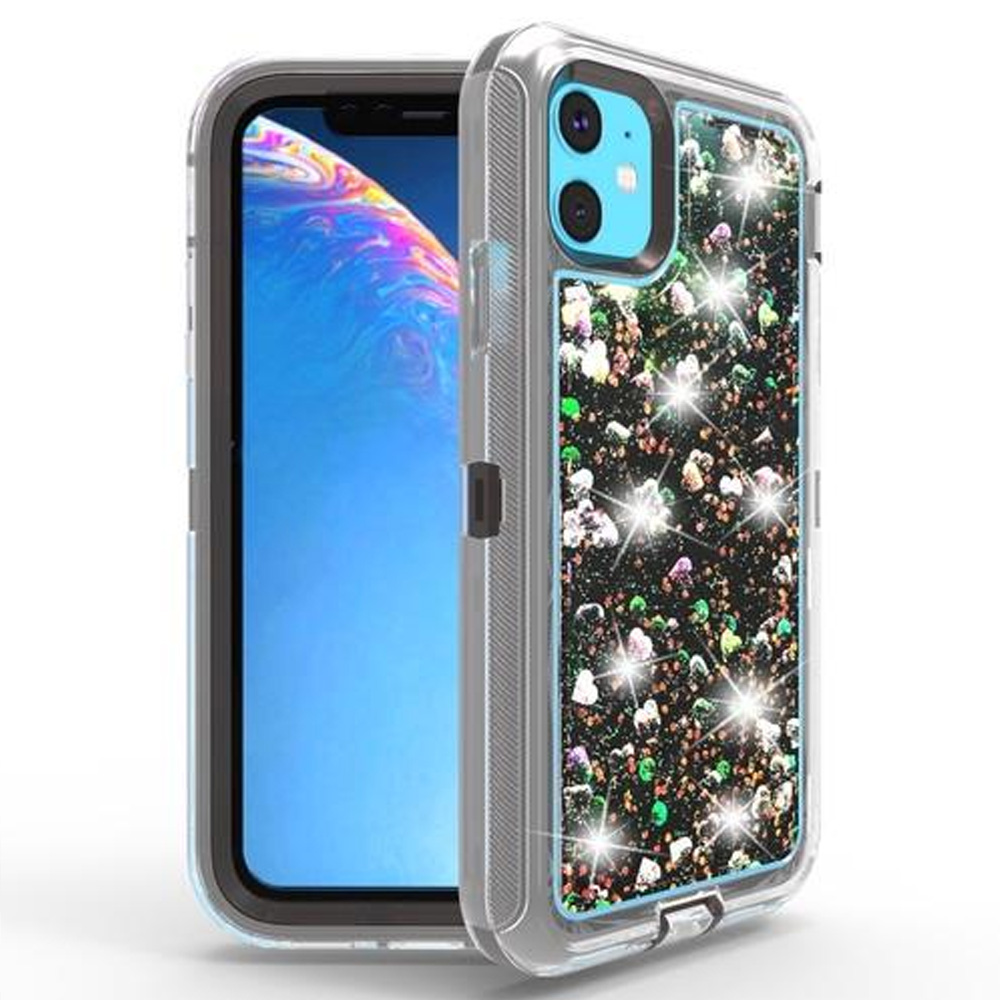 Liquid Protector Case for iPhone 15 Plus - Black
