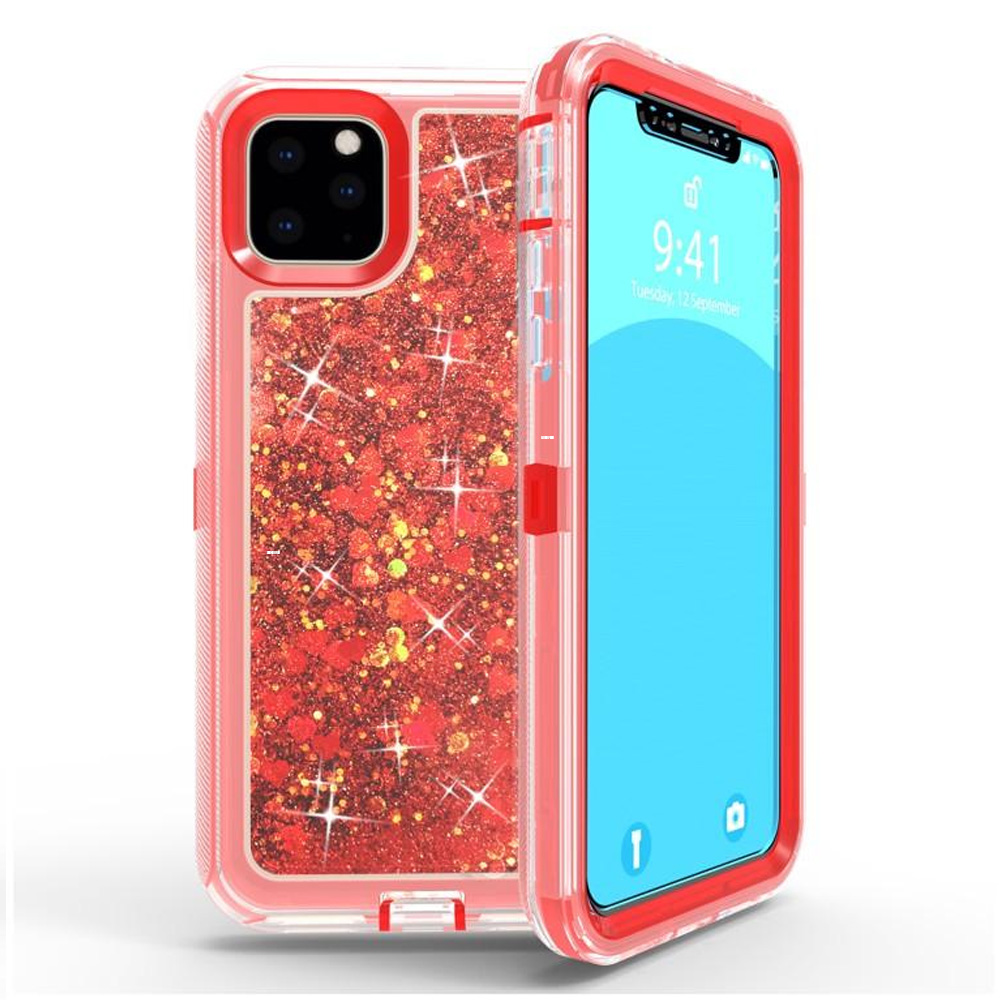 Liquid Protector Case for iPhone 15 Plus - Red