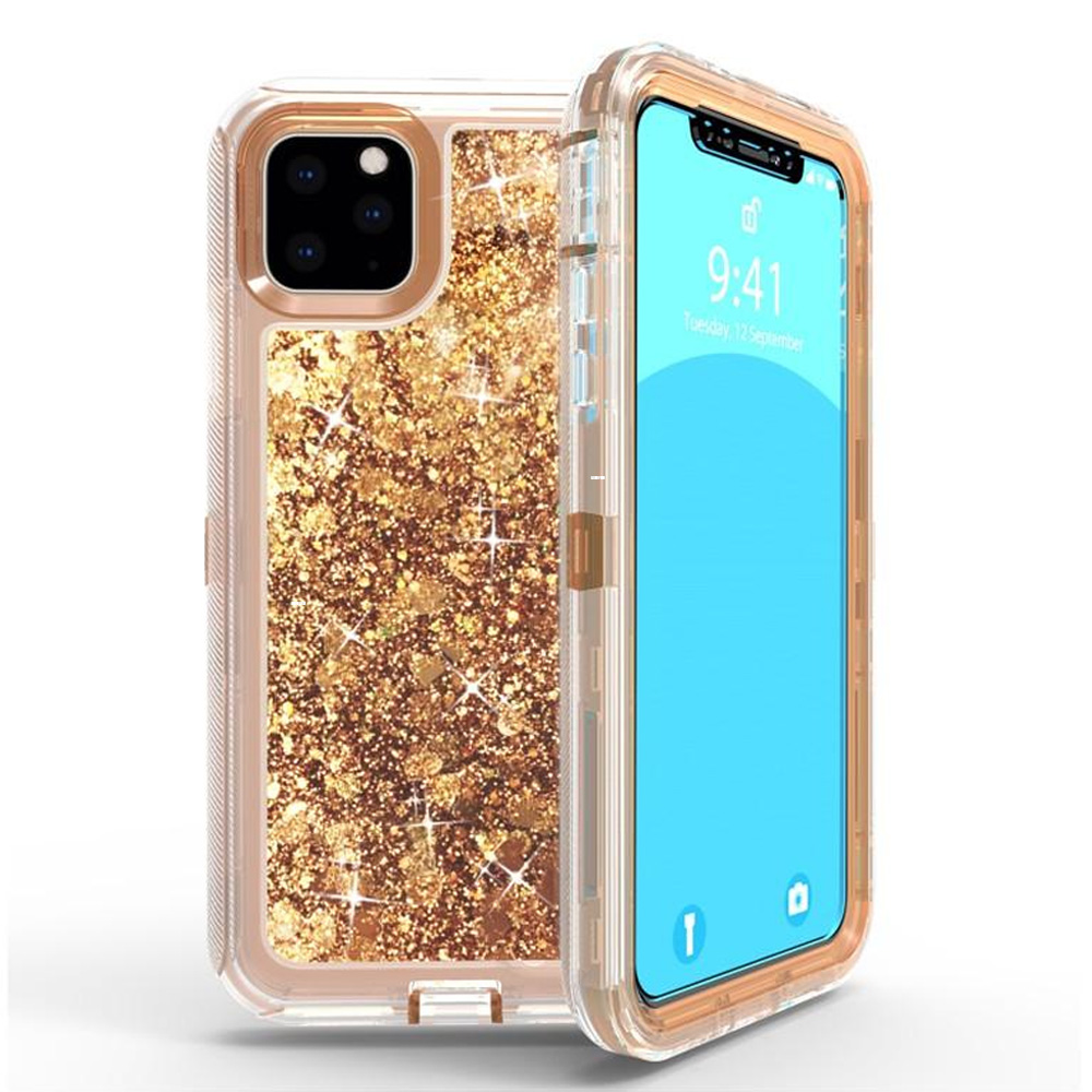Liquid Protector Case for iPhone 15 Pro Max - Rose Gold