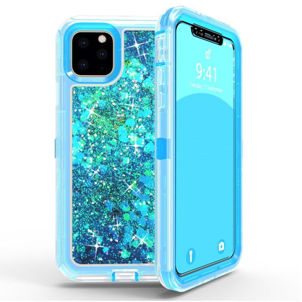 Liquid Protector Case for iPhone 15 Pro Max - Blue
