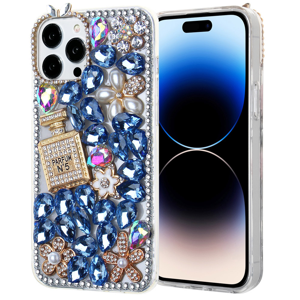 Diamond Flower Case for iPhone 15 Pro Max - 1